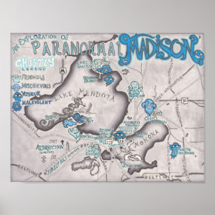 Affiche 13 x 10 Paranormal Madison