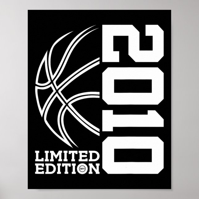 Affiche 13e anniversaire Basketball Limited Edition 2010 (Devant)