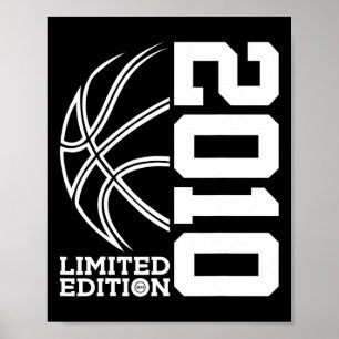 Affiche 13e anniversaire Basketball Limited Edition 2010