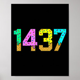 Affiche 1437 Je t'aime pour toujours Mème Crème glacée dou