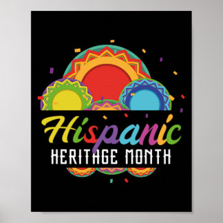 Affiche 14.Patrimoine national hispanique Mois tous les pa