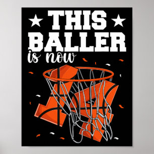 Affiche 14e anniversaire garçons de basket-ball