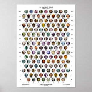 Affiche 150 Ancient Icons