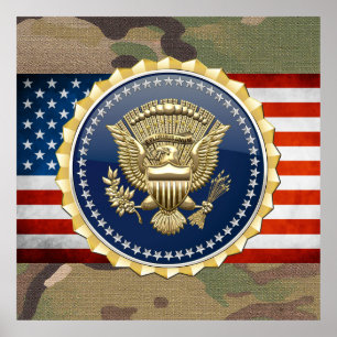 Affiche [150] Insigne de service présidentiel [PSB]