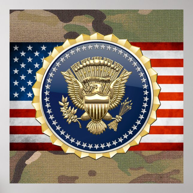 Affiche [150] Insigne de service présidentiel [PSB] (Devant)