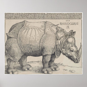 Affiche 1515 DURER's RHINOCERUS