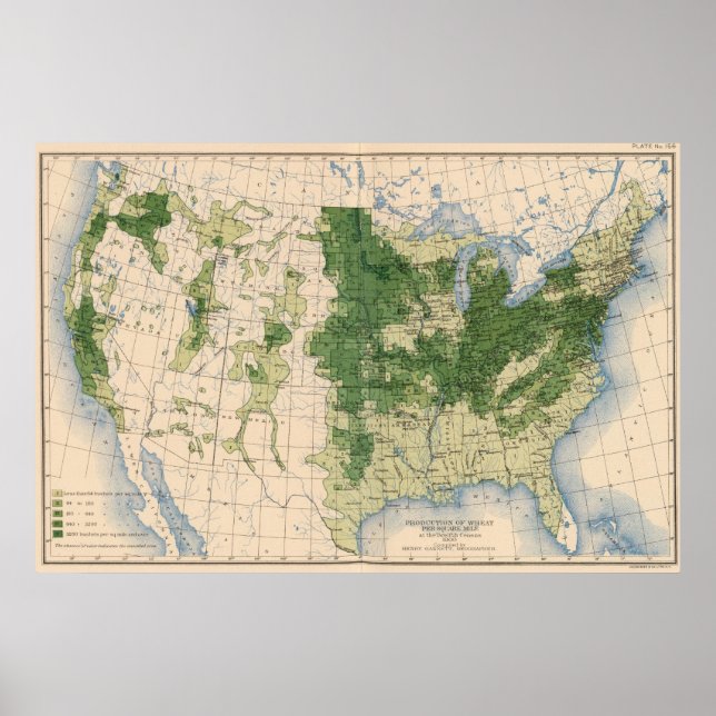 Affiche 156 Blé/mille² (Devant)