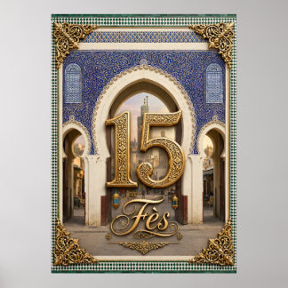 Affiche 15 Fès Maroc