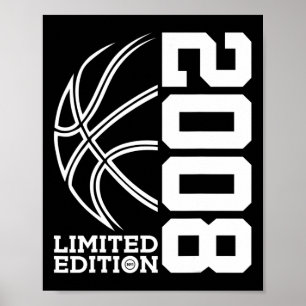 Affiche 15e anniversaire Basketball Limited Edition 2008 1