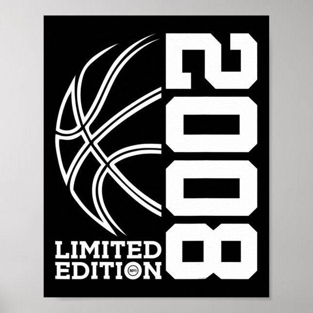 Affiche 15e anniversaire Basketball Limited Edition 2008 1 (Devant)