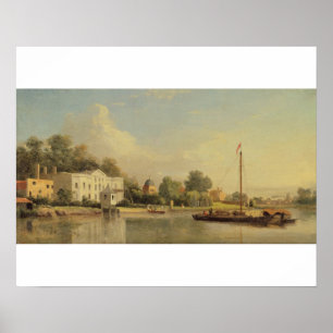 Affiche 1688-1744) villas d'Alexander Pope (, Twickenham,