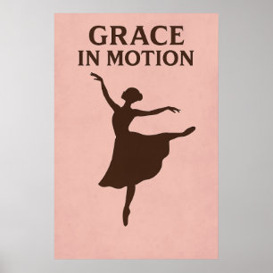 Affiche 16, Grâce en mouvement, Vintage