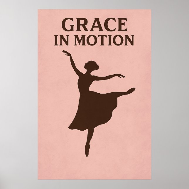 Affiche 16, Grâce en mouvement, Vintage (Devant)