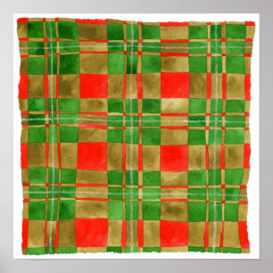 AFFICHE 16"x16" TARTAN MAC GREGOR