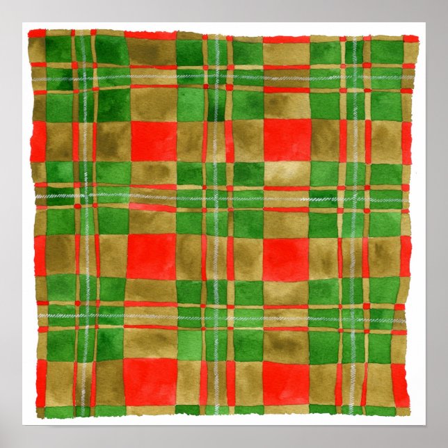 AFFICHE 16"x16" TARTAN MAC GREGOR (Devant)