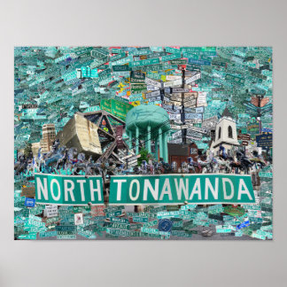 Affiche 16x12 Poster, Streets of North Tonawanda NY