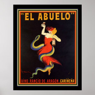 Affiche 16x20 de "EL Abuelo" Leonetto Cappiello