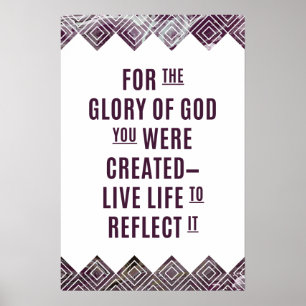 Affiche 16x24 Violet Marbre Art Imprimer Semi brillant