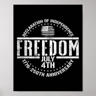 Affiche 1776 2026 250e anniversaire déclaration d'indépend
