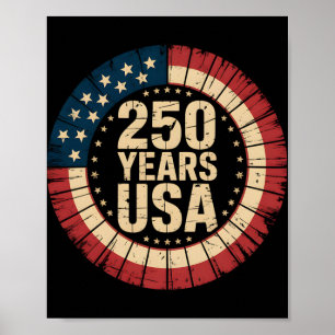 Affiche 1776–2026 États-Unis 250e anniversaire de l'indépe