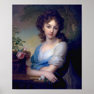 Affiche 1799 - Portrait d'Elena Alexandrovna Naryshkina