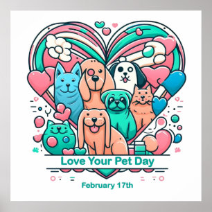 Affiche 17 fév Love Your Pet Day
