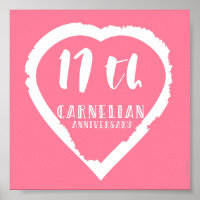 17e anniversaire Mariage carnélien traditionnel