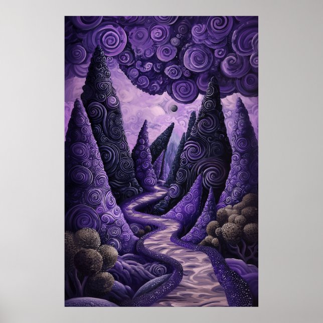 Affiche 1802 Scénario surréaliste cosmique (Devant)