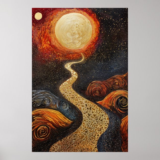 Affiche 1803 Scénario surréaliste cosmique (Devant)