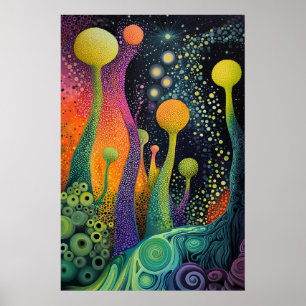 Affiche 1805 Scénario surréaliste cosmique