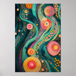 Affiche 1811 Scénario surréaliste cosmique