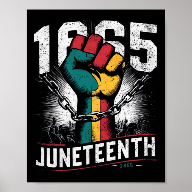 Affiche 1865, 1865, 1865 Amérique africaine (Devant)
