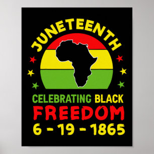 Affiche 1865, 1865, Journée de la liberté noire en Afrique
