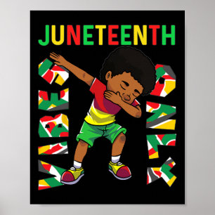 Affiche 1865 Dabbing Vibes Uniquement Noir Africain B