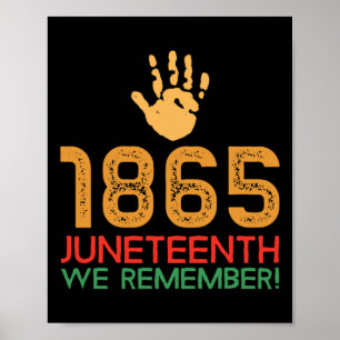Affiche 1865 Nous nous souvenons ! 1865 Jeudi 11
