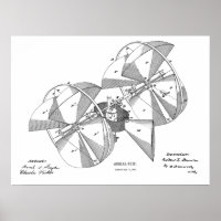 1882 Machine à voler Dessin d'avion