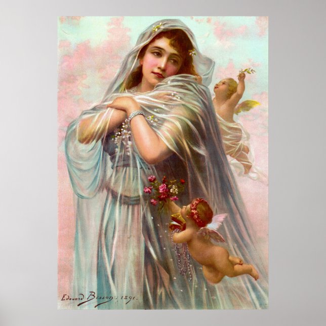 Affiche 1891 Edouard Bisson La Fiancée (Devant)