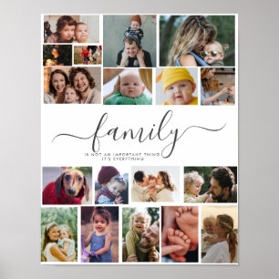 Affiche 18 Photo Collage Cute Family Love Memory