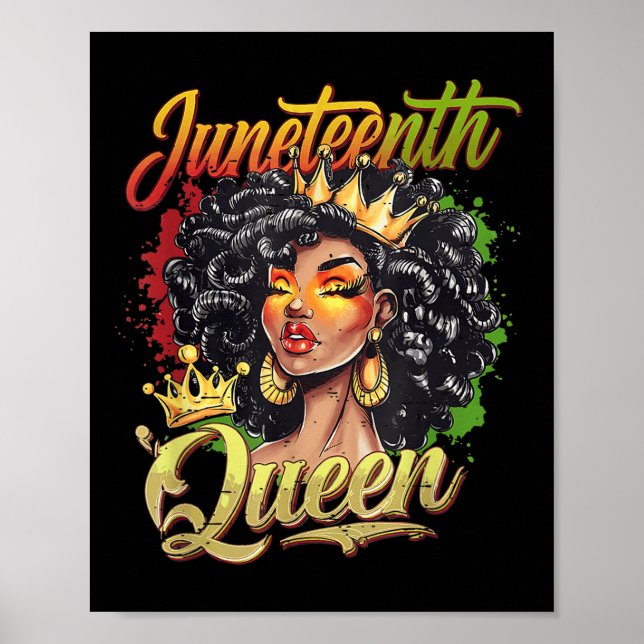 Affiche 18e Vibes de la Reine Noire Funny Junet1865 (Devant)