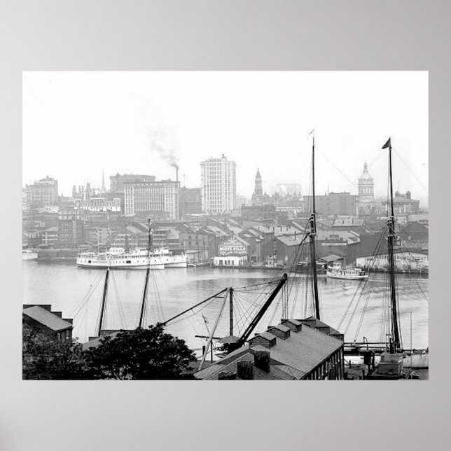 Affiche 1903 Baltimore Maryland Canvas Imprimer (Devant)