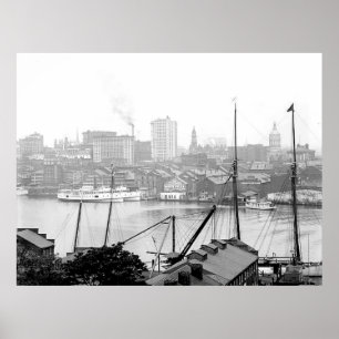 Affiche 1903 de Baltimore le Maryland