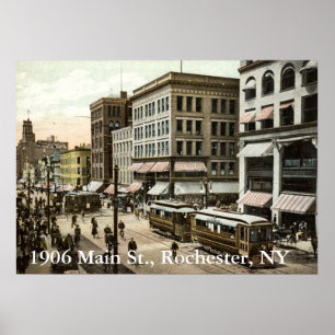Affiche 1906 St principal, Rochester, NY