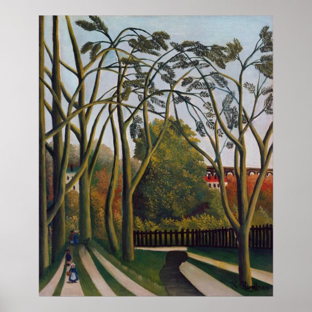 Affiche 1908 Henri Rousseau Peinture (Devant)