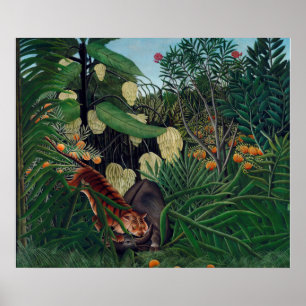 Affiche 1908 Henri Rousseau Peinture