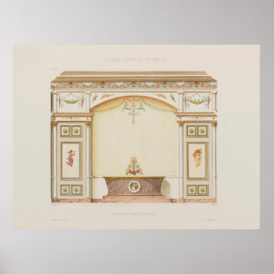 Affiche 1910 Desaint Salle De Bains Empire Art