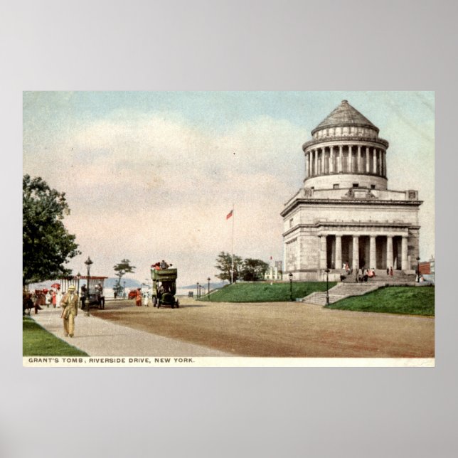 Affiche 1912 Grant's Tomb, Riverside Drive, New York (Devant)