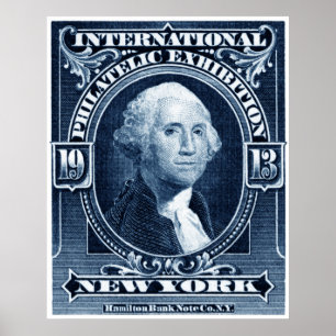 Affiche 1913 New York Philatelic