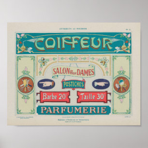 Affiche 1914 Charayron Pochoir Art Ornement Pl16