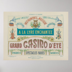 Affiche 1914 Charayron Pochoir Art Ornement Pl26