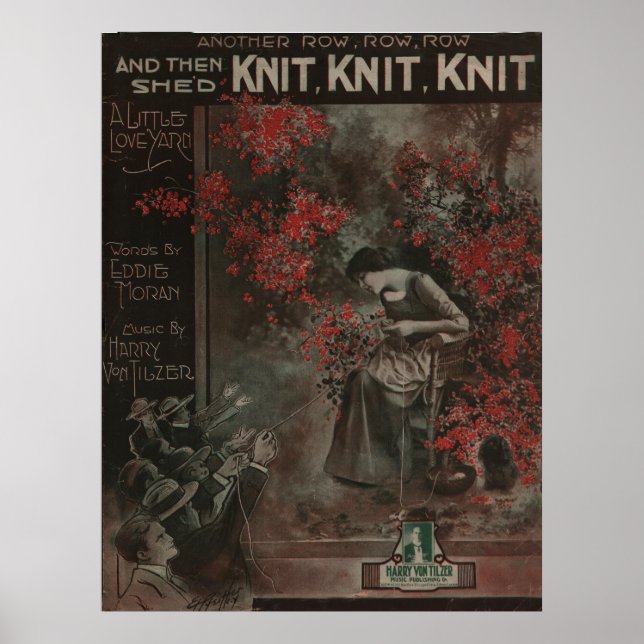 Affiche 1917 "Knit Knit Knit" Un Fil D'Amour (Devant)